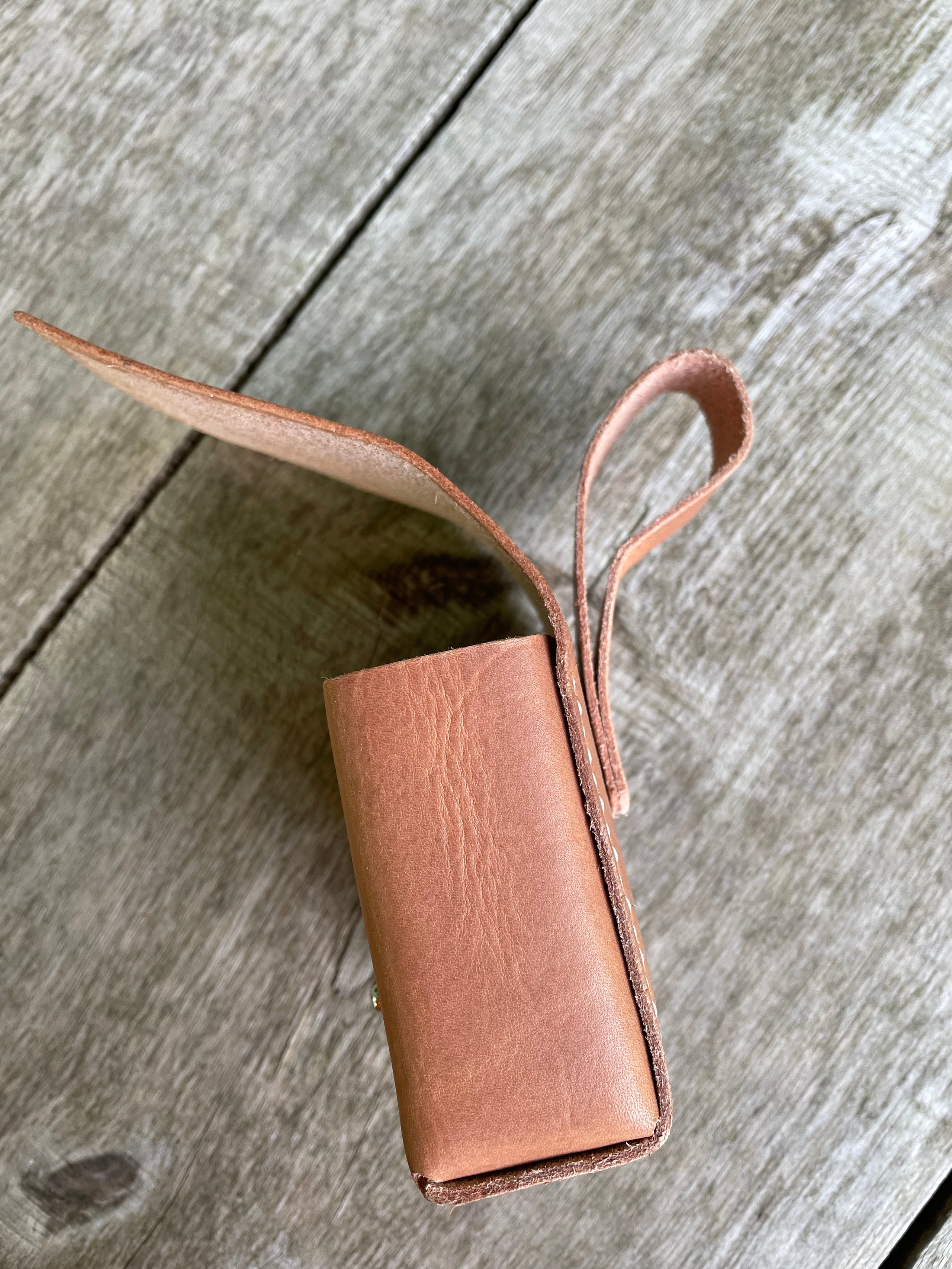 Leather dog deals treat pouch