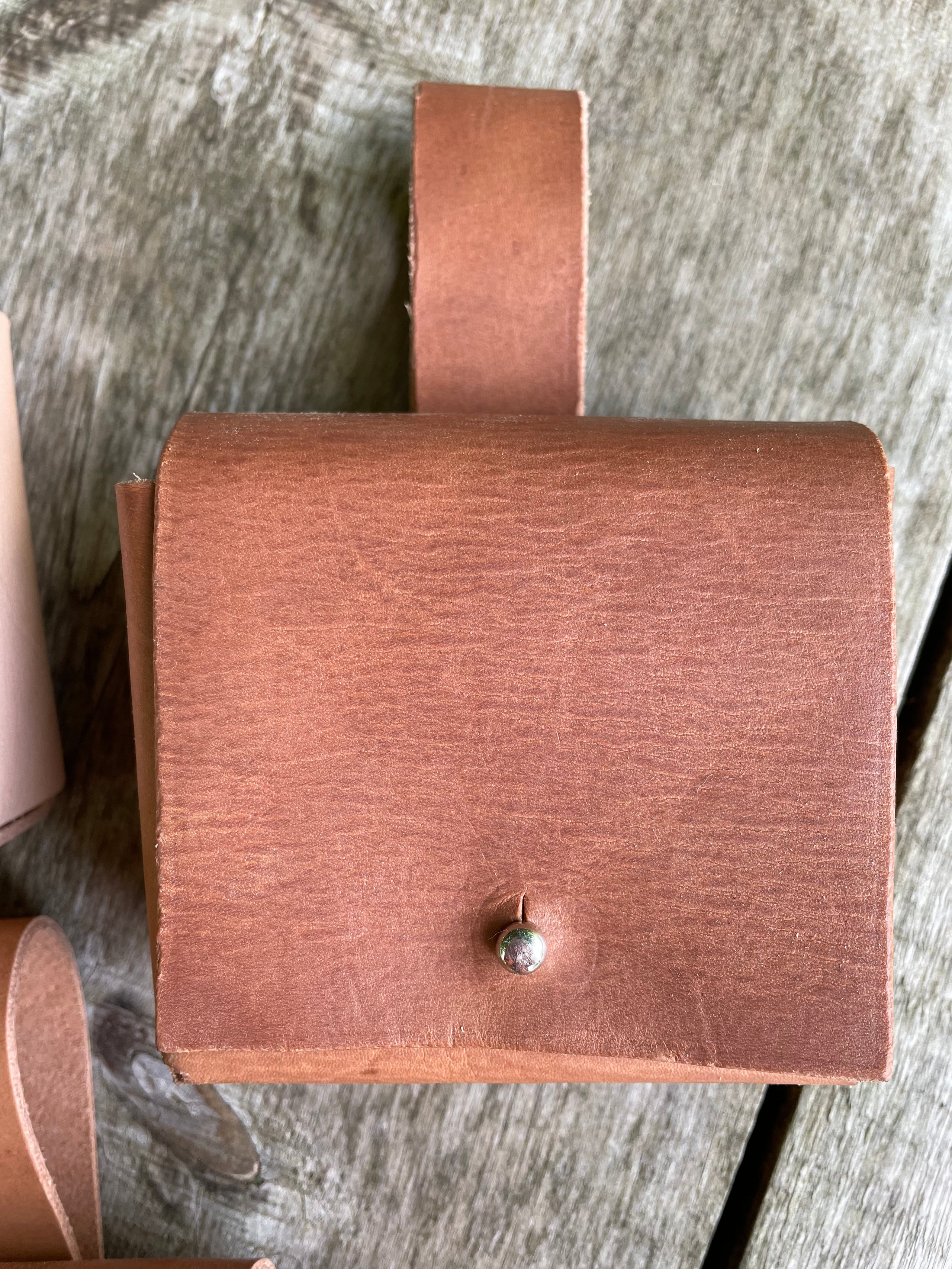 Leather dog treat pouch online